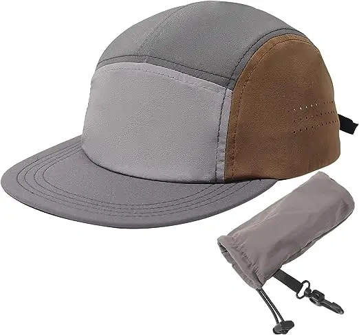 Breathable Foldable 5 Panels  Multi-colour Available Melon Snapback Cap