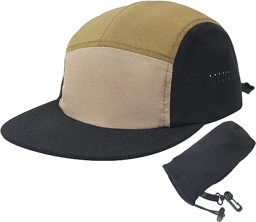 Breathable Foldable 5 Panels  Multi-colour Available Melon Snapback Cap