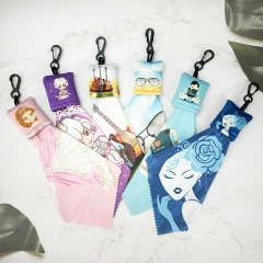 洗えるカスタムプリントロゴマイクロファイバーメガネクリーニングクロス時計レンズサングラスワイピングクロスマイクロファイバーメガネクロス