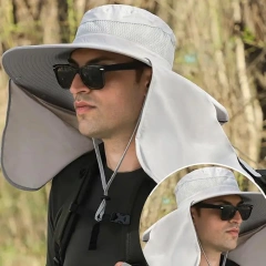 Factory Wide Brim Solar Fan Outdoor Fishing Hat for Men and Women with USB Charging Upf 50