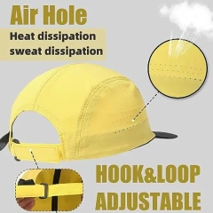 Breathable Foldable 5 Panels  Multi-colour Available Melon Snapback Cap