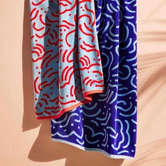 Wholesale 100% Organic Cotton Pestemal Turkish Beach Towels Large Turkish Cotton BOHO Towel With Fringe