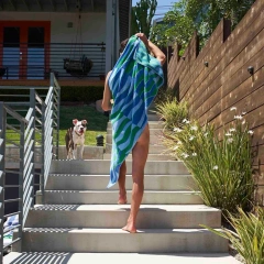 Wholesale 100% Organic Cotton Pestemal Turkish Beach Towels Large Turkish Cotton BOHO Towel With Fringe