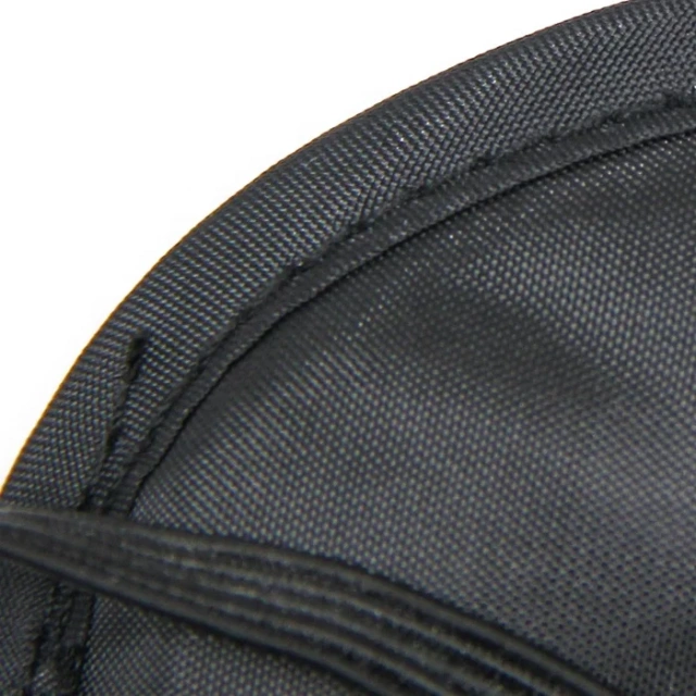 プロモーション カスタムロゴ 柔らかくて快適な調節可能なストラップ ブラック スリープマスク