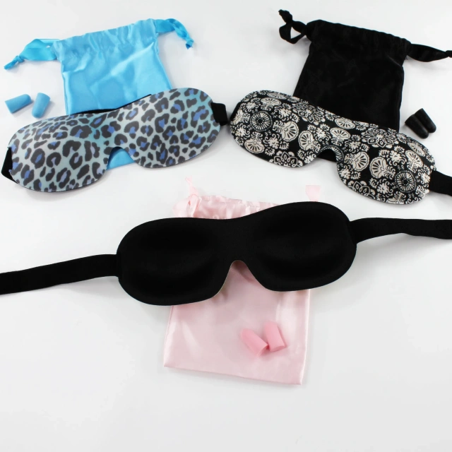 Super quality comfortable sleep eye mask gift printed 3d sleeping mask for men and women