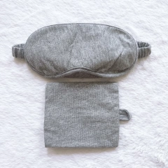 卸売遮光アイマスク コットンスリープアイマスク 睡眠用航空アイマスク ロゴプリント 旅行用