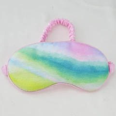 レインボーアイパッチは、圧力を下げてリラックスするソフトサテンの睡眠用アイマスクです。