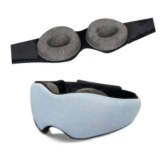 Best Eye Mask for Side Sleep 3D Memory Foam Eyemask Sleep Contoured Eye Cups Blindfold For Sleep Airline Adjustable 3D Eye Mask