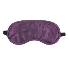 プロモーション カスタムロゴ 柔らかくて快適な調節可能なストラップ ブラック スリープマスク