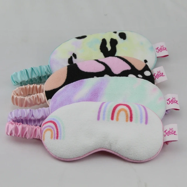 深い眠りのための滑らかで通気性のあるアイマスク、しわ防止、むくみ防止、卸売サテン睡眠アイマスク