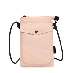 Minimalist Style Mobile Phone Makeup Bag Women Washed Cloth Bag Versatile Mini Shoulder Messenger Shopping Bag