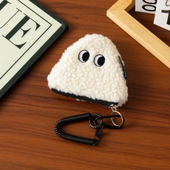 Quality Custom Plush Coin Purses Wallet Zipper Coin Purses Plain Stuffed Toys with Keychain