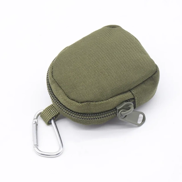 Tactical Outdoor Sports Mini Bag Portable Circular Water-resistant MOLLE Small Wallet Circular Coin Bag