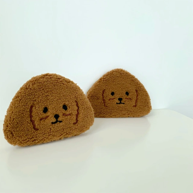 Adorable Furry Bear Coin Bag Girls Fashion Ladies Coin Purse Wallet Bag Colorful Women's plush coin purses