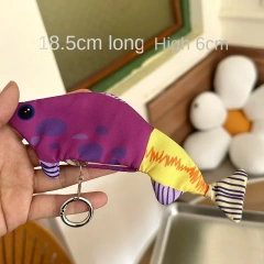 Fashion Storage Bag Creative Fish Design School Bag Pendant Funny Coin Purse
