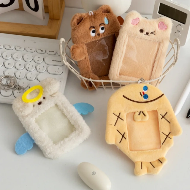 Custom Design Cute Korea Style Plush Idol Collect Photos K pop Photos Card Holder