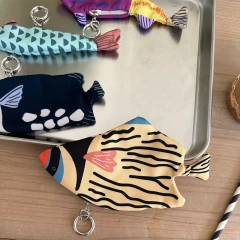 Fashion Storage Bag Creative Fish Design School Bag Pendant Funny Coin Purse