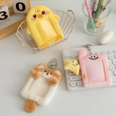 Custom Design Cute Korea Style Plush Idol Collect Photos K pop Photos Card Holder