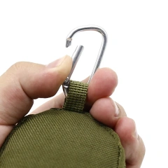 Tactical Outdoor Sports Mini Bag Portable Circular Water-resistant MOLLE Small Wallet Circular Coin Bag