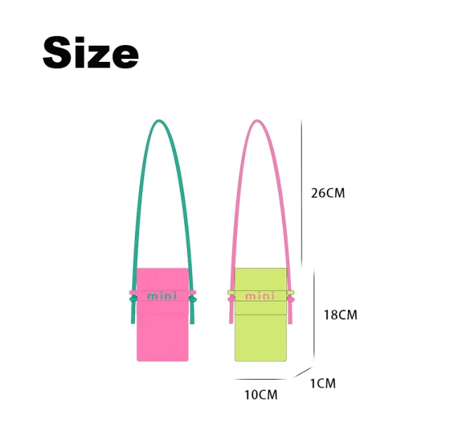 Custom Small Crossbody Phone Bag Lightweight Mini Shoulder Mobile phone Purse with Zipper Closure Short Wallet  for Women