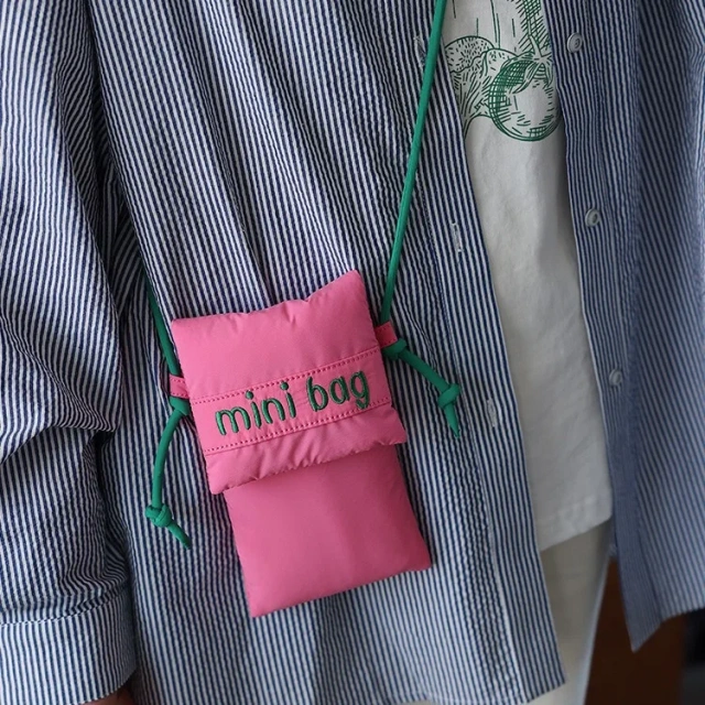 Custom Small Crossbody Phone Bag Lightweight Mini Shoulder Mobile phone Purse with Zipper Closure Short Wallet  for Women