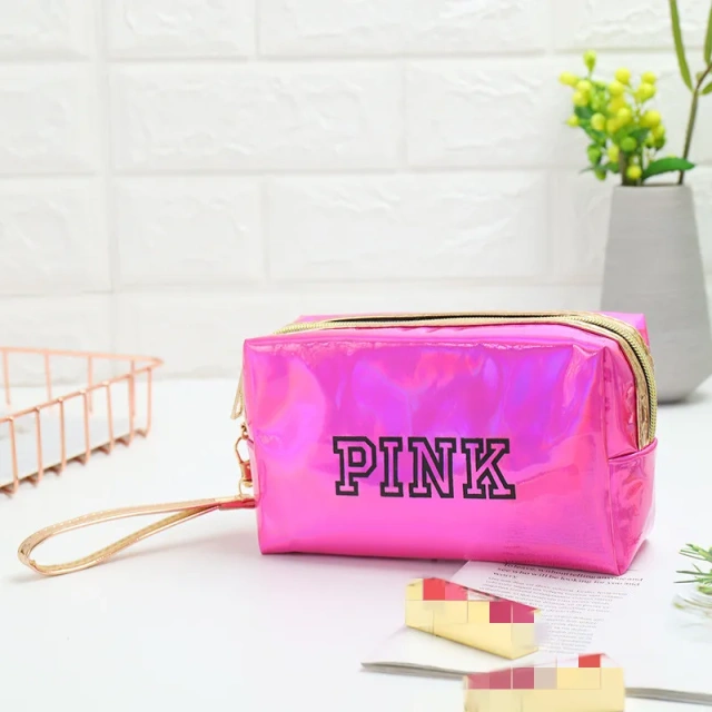 PU Leather easy carry clear waterproof makeup cosmetic bags & cases skincare bags cosmetic portable travel toiletry bag