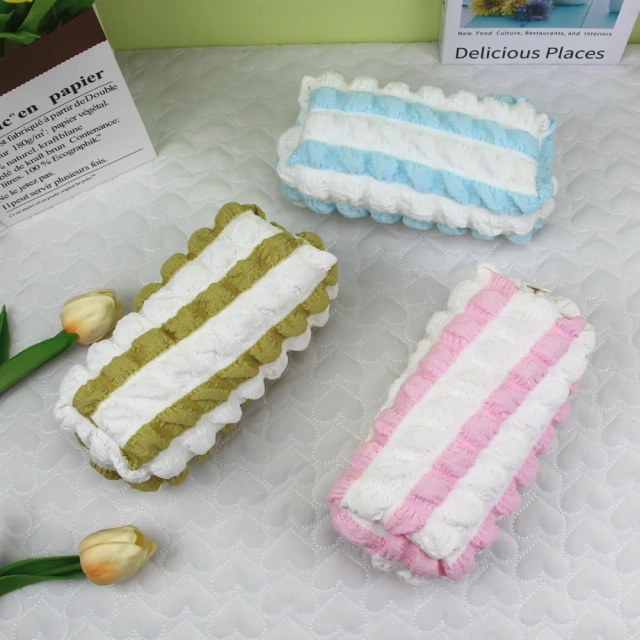 Popular Products Makeups Bag Storage Puffs Fabric Zipper Quilted  Cosmetic Bags