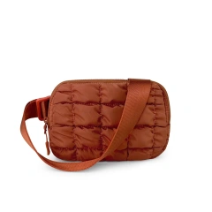 Cute Chest Belt bag Crossbody Shoulder Bag Solid Color Puffer Sling bag Fanny Pack For Ladies