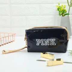 PU Leather easy carry clear waterproof makeup cosmetic bags & cases skincare bags cosmetic portable travel toiletry bag