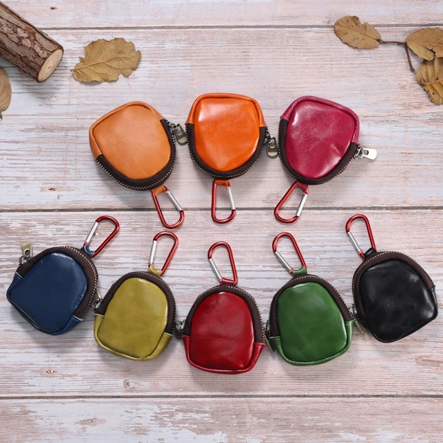 Ladies Mini PU Leather Coin Bag Small Coin Purse Headset Storage Bag