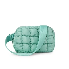 Cute Chest Belt bag Crossbody Shoulder Bag Solid Color Puffer Sling bag Fanny Pack For Ladies
