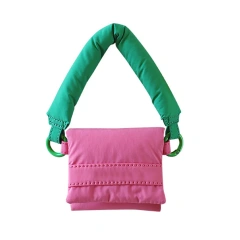 Korean Edition New Mini Fabric Handheld Small Bag Cute Mouth Red Packet Data Cable Earphone Storage protection pouch Bag