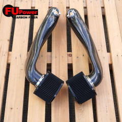 Dry Carbon Fiber Intake Pipe For Bmw X5M X6M F85 F86 Air Filter CARBON FIBER INTAKE (Flat)