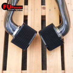 Dry Carbon Fiber Intake Pipe For Bmw X5M X6M F85 F86 Air Filter CARBON FIBER INTAKE (Flat)