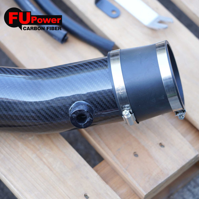 For dodge 3.6L Dry Carbon Fiber intake Charger Challenger 300 3.6L V6 Engine 2011 - 2023 Heat Shield Cold Air Intake Filter Kit