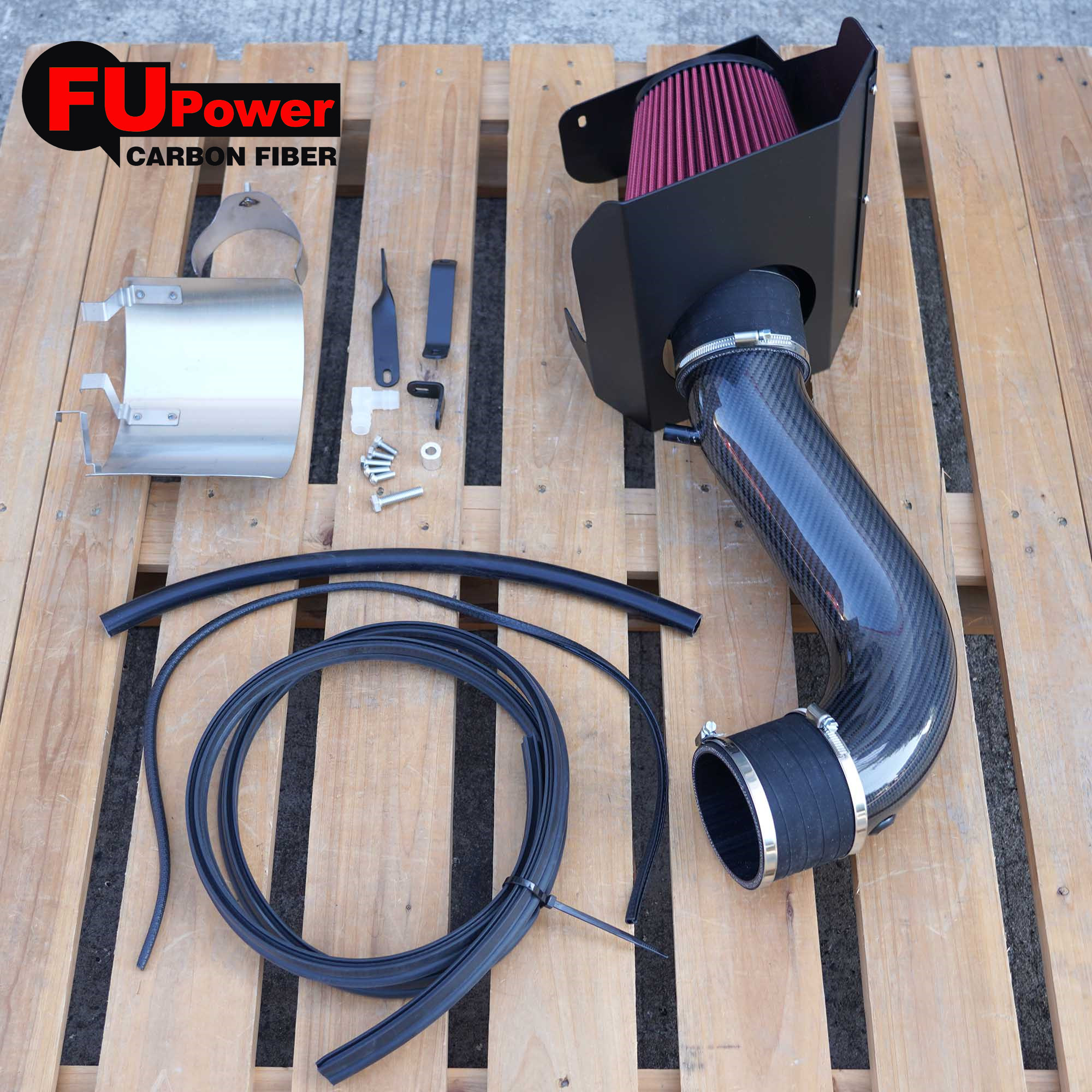 Dry Carbon Fiber Cold Air intake kit For 2011-2022 DODGE CHALLENGER CHARGER RT COUPE SE 5.7L V8 AF Dynamic