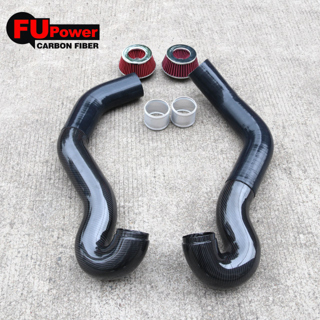FOR BMW X5M X6M F95 F96 Dry Carbon Fiber Intakes and Air Filter