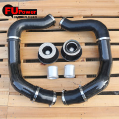 For BMW F90 M5 F9X M8 (S63R 2018+) Dry Carbon Fiber Front Mount Intake Kit New Condition
