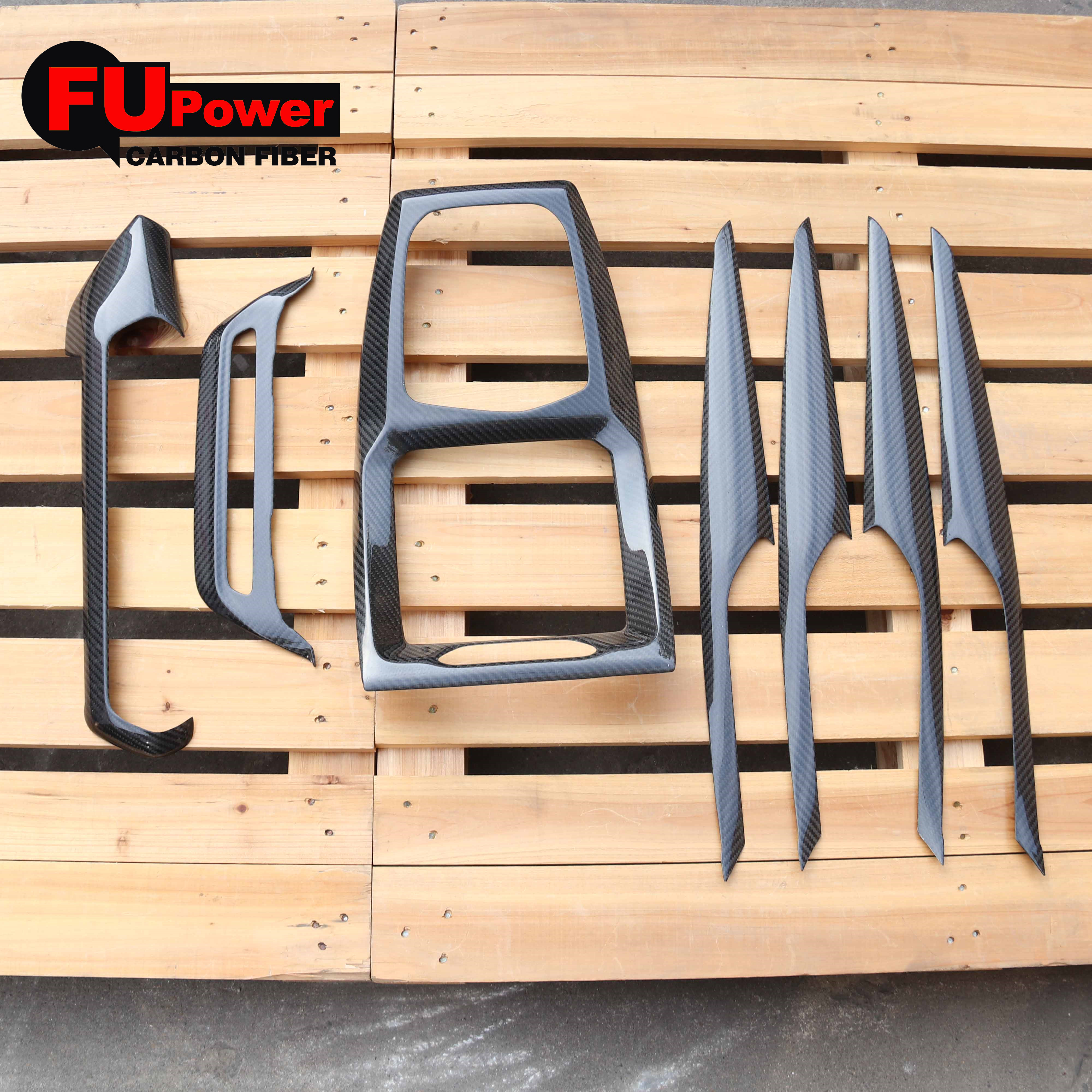 Dry Carbon Fiber Interior Trims for Bmw X3m X4m F97 F98 2022+ Carbon Fiber Dashboard Cover Center Console Panel