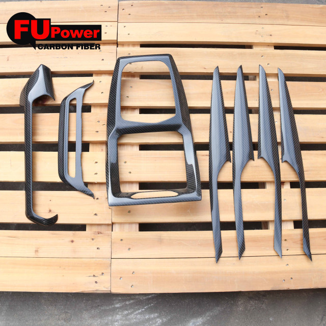 Dry Carbon Fiber Interior Trims for Bmw X3m X4m F97 F98 2022+ Carbon Fiber Dashboard Cover Center Console Panel