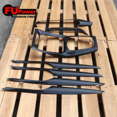 Dry Carbon Fiber Interior Trims for Bmw X3m X4m F97 F98 2022+ Carbon Fiber Dashboard Cover Center Console Panel