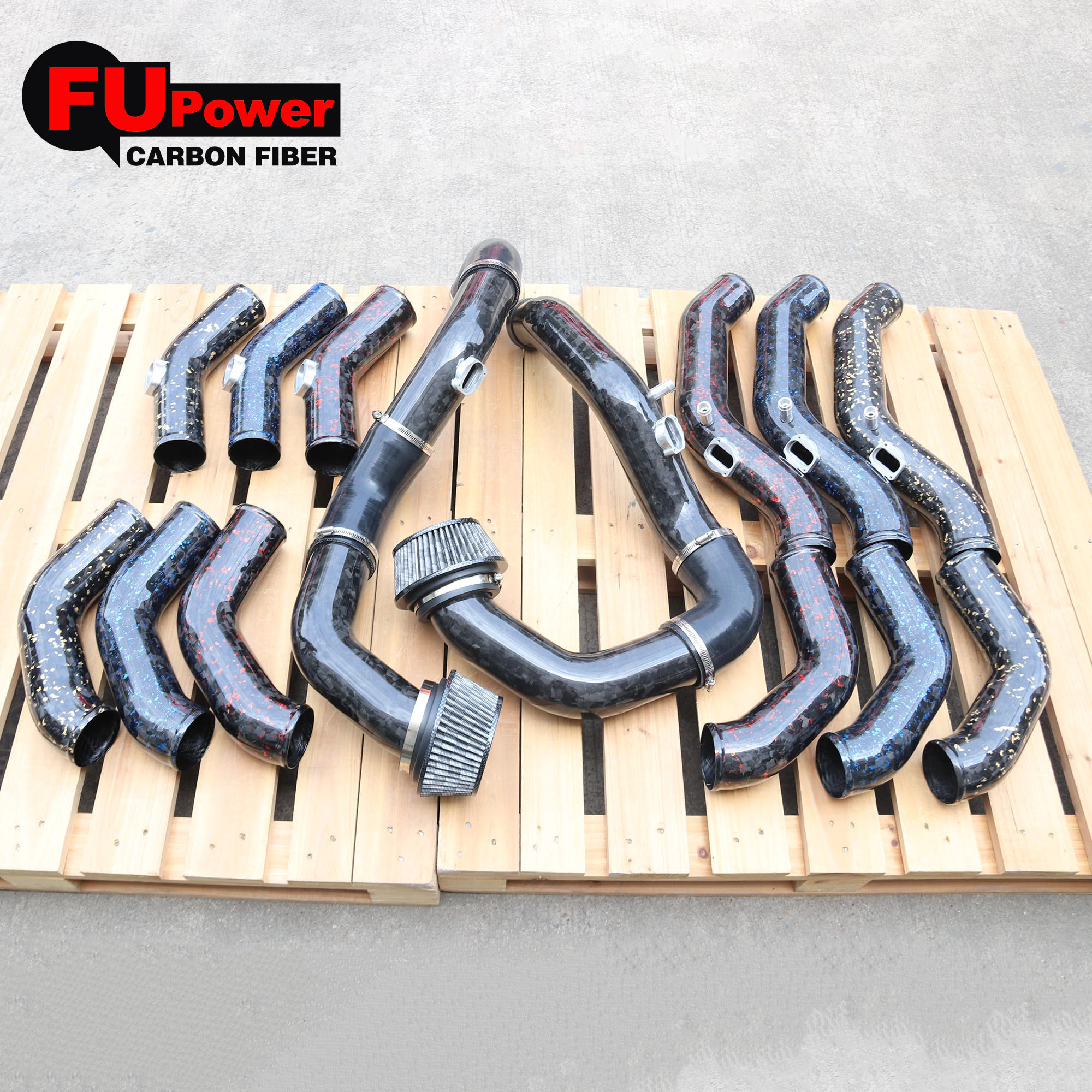 Dry Carbon Fiber Air Intake System New Condition for BMW S55 M3 M4 F80 F82 F8X Air Filter
