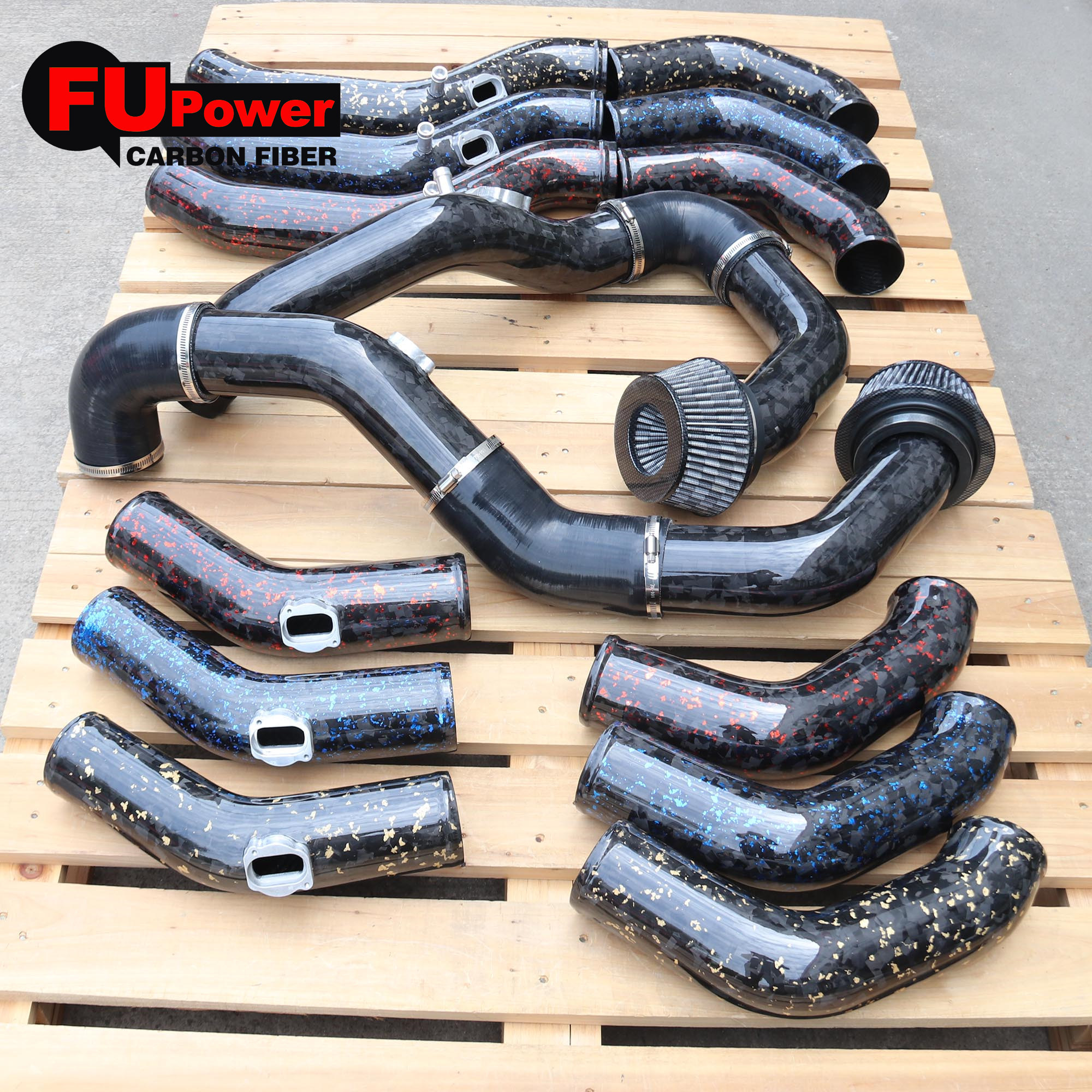 Dry Carbon Fiber Air Intake System New Condition for BMW S55 M3 M4 F80 F82 F8X Air Filter