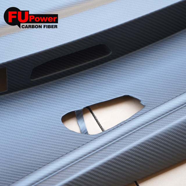 Custom Weave & Finish: Dry Carbon Fiber Door Backup Plates & Center Console Decoration Manufacturer