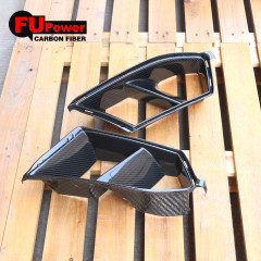 Dry Carbon Fiber Front Bumper Air Inlet Duct Vent Replacement Compatible For 2021-2024 BMW G80 M3 G82 G83 M4