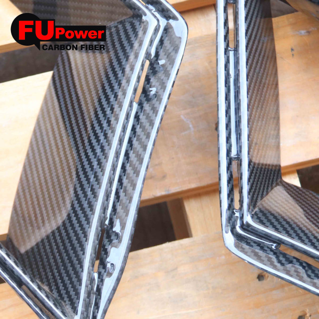 Dry Carbon Fiber Front Bumper Air Inlet Duct Vent Replacement Compatible For 2021-2024 BMW G80 M3 G82 G83 M4