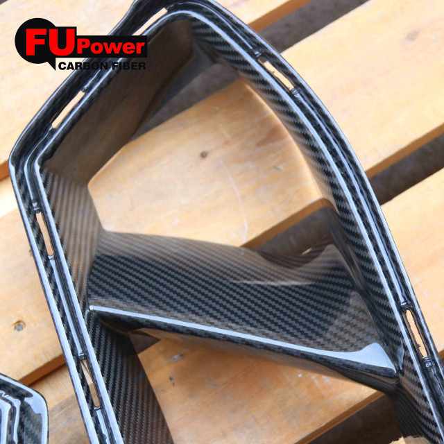 Dry Carbon Fiber Front Bumper Air Inlet Duct Vent Replacement Compatible For 2021-2024 BMW G80 M3 G82 G83 M4