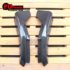 M Performance Winglet Style Dry Carbon Fiber Replacement Rear Bumper Corner Splitter Extensions Compatible with 2021-2024 BMW G80 M3 All Models