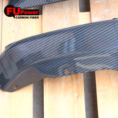 M Performance Winglet Style Dry Carbon Fiber Replacement Rear Bumper Corner Splitter Extensions Compatible with 2021-2024 BMW G80 M3 All Models