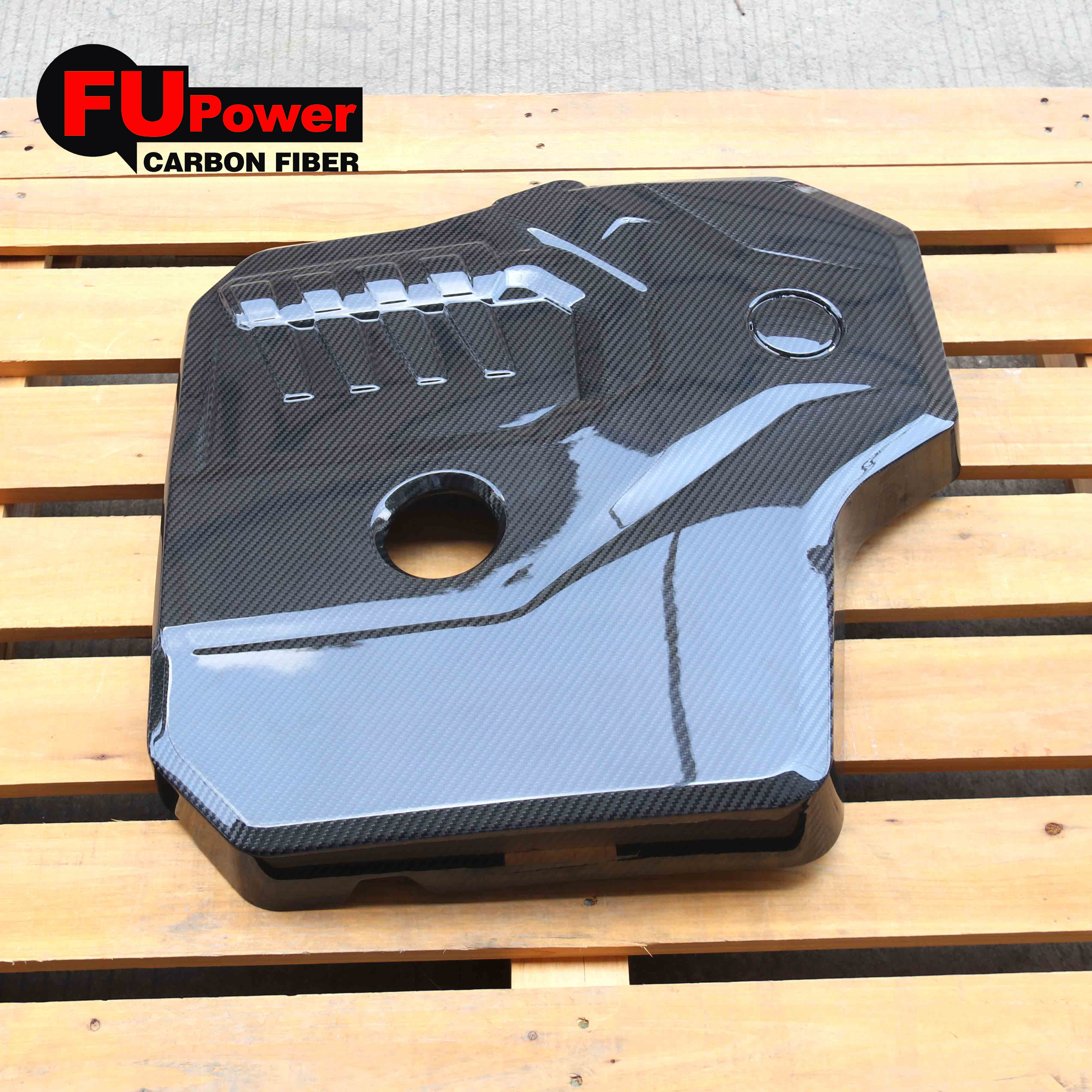 G30 1 Pcs Carbon Fiber Engine Hood Bonnet Vent Cover Compatible For BMW 5 Series G30 Car Accessories